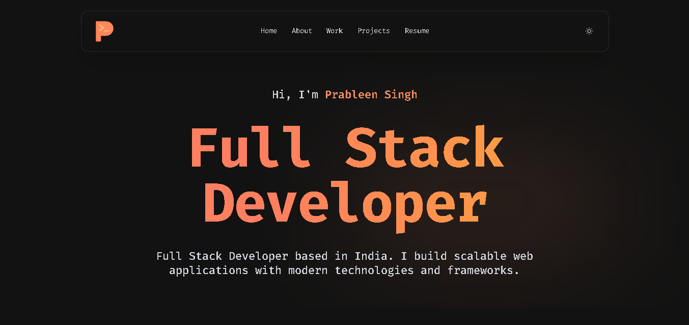 Prableen Singh | Full Stack Developer, India